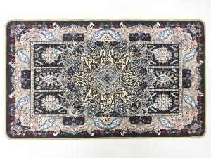 新品　岡重　OKAJIMA　洗える滑り止め付き　玄関マット（ブラック）